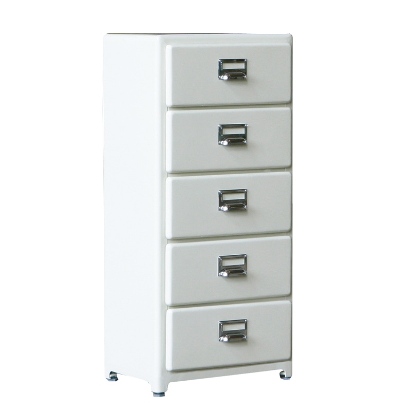 5 DRAWERS CHEST IVORY    [CT]