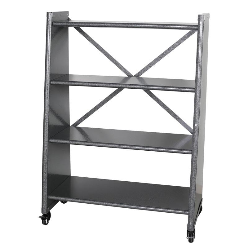 4 TIER TAPERED METAL SHELF H.GY [CT]