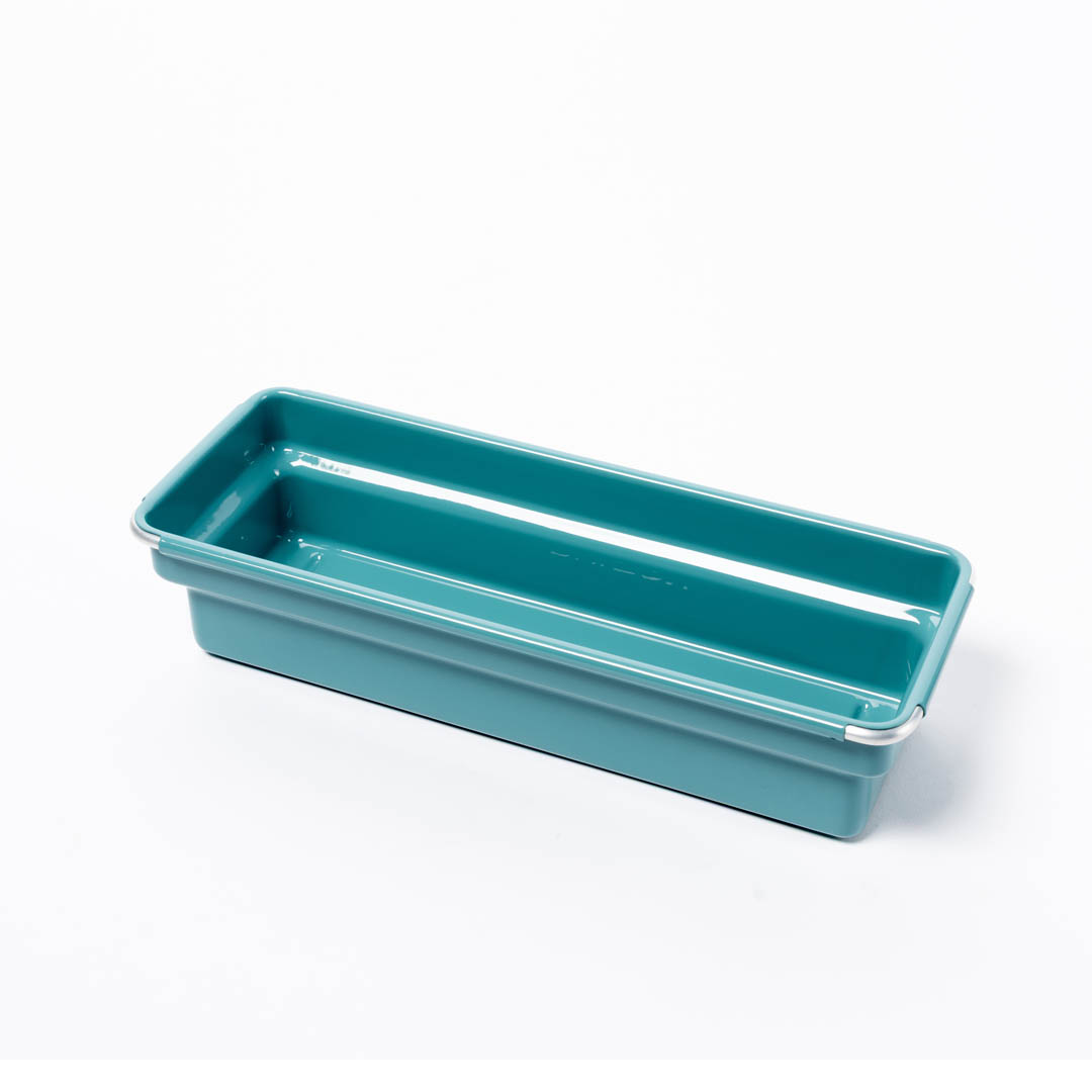 OBLONG TRAY GRAY GREEN