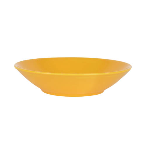 "TRENDY" SOUP PLATE YELLOW