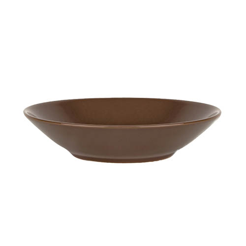 "TRENDY" SOUP PLATE BROWN