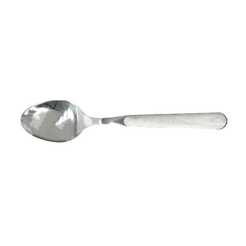 "WOOD PATTERN" TABLE SPOON WHITE
