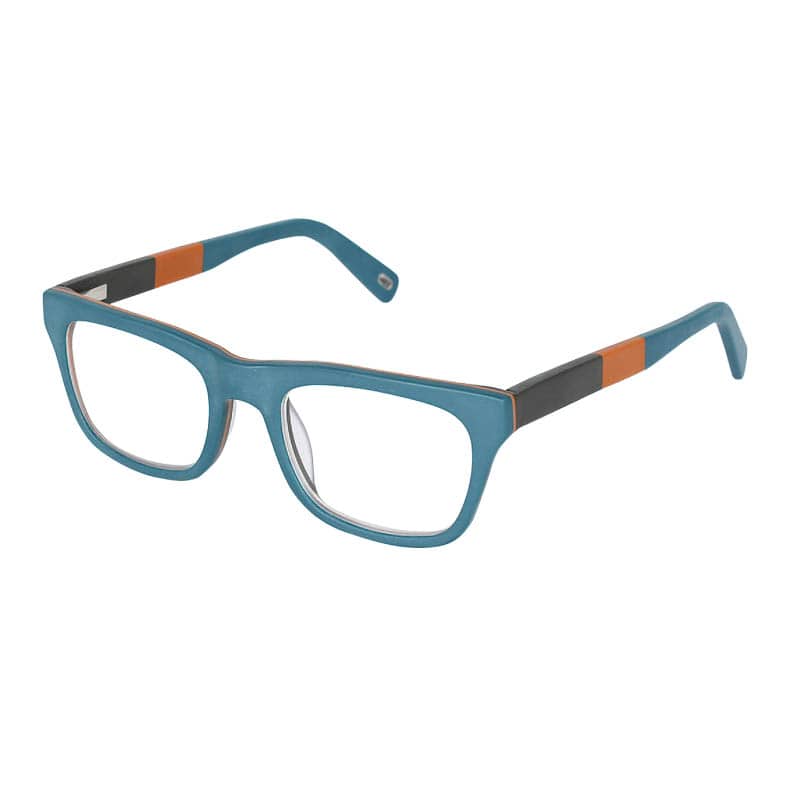 READING GLASSES CORAL BLUE