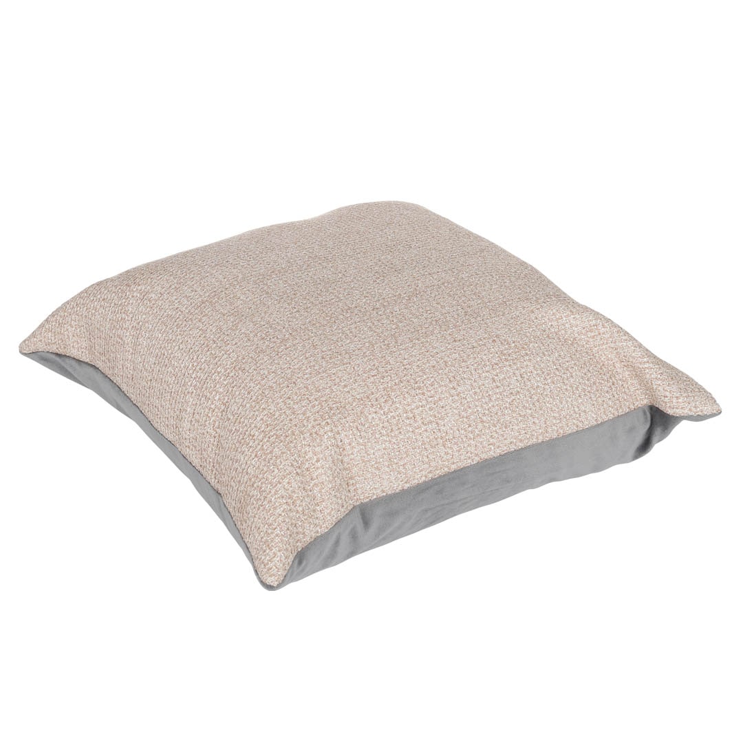 BICOLOR CUSHION　BEIGE/GREY