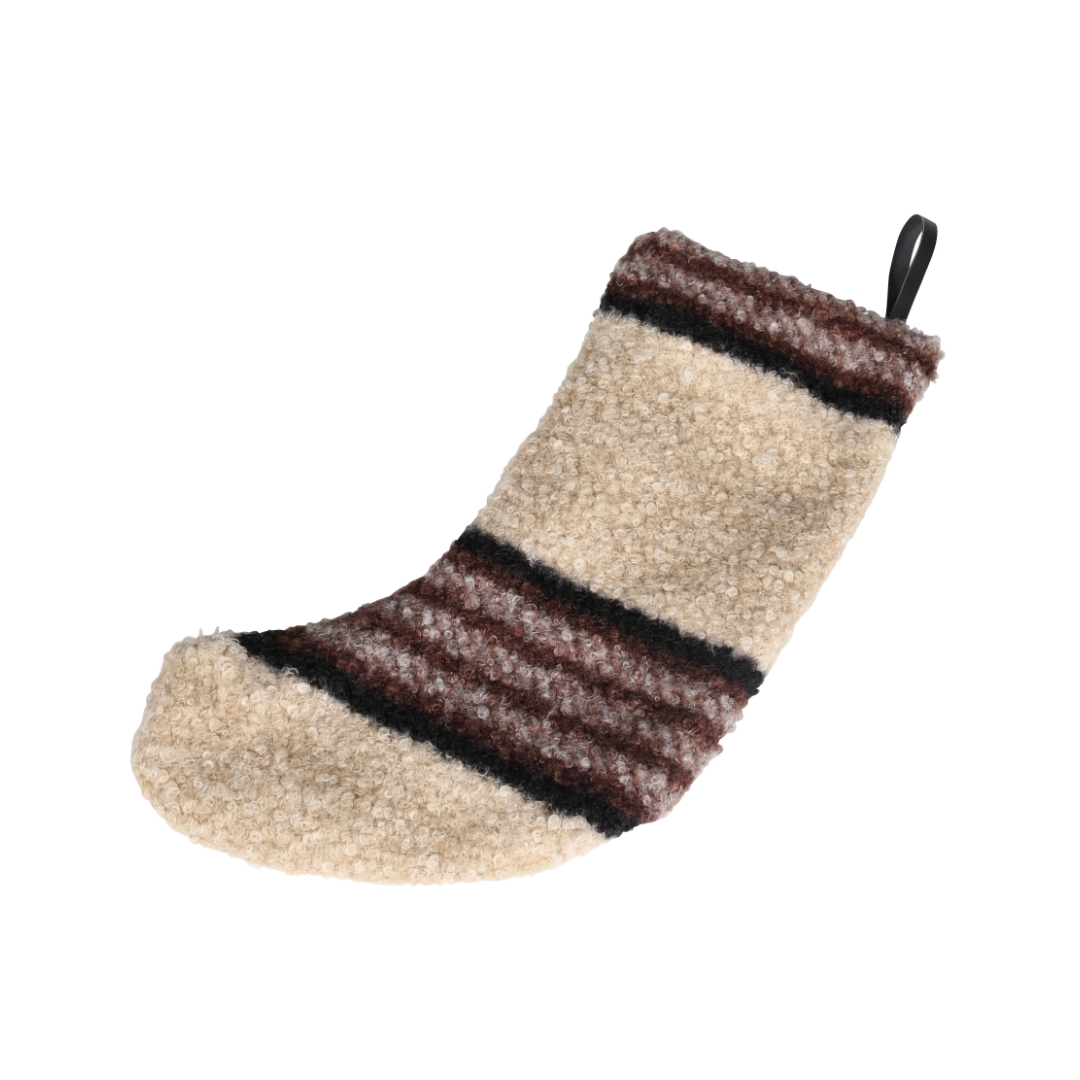 CHRISTMAS STOCKING BEIGE
