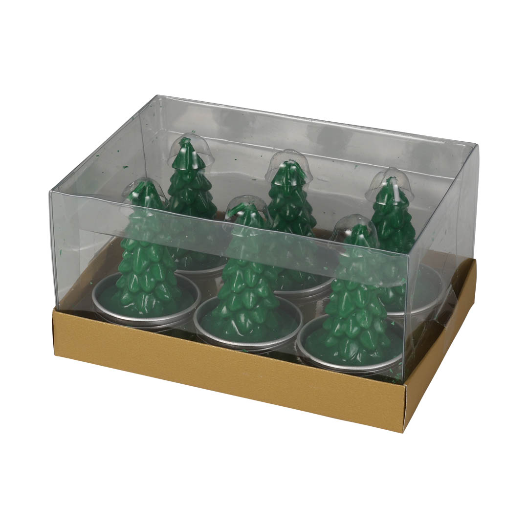 CUP CANDLE TREE S GREEN