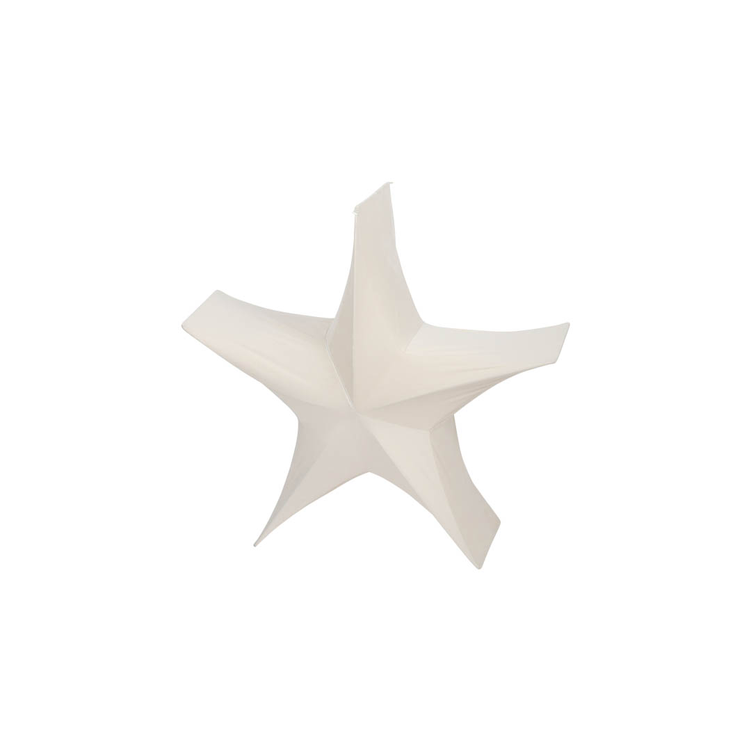 FOLDABLE FABRIC 3D STAR IVORY M