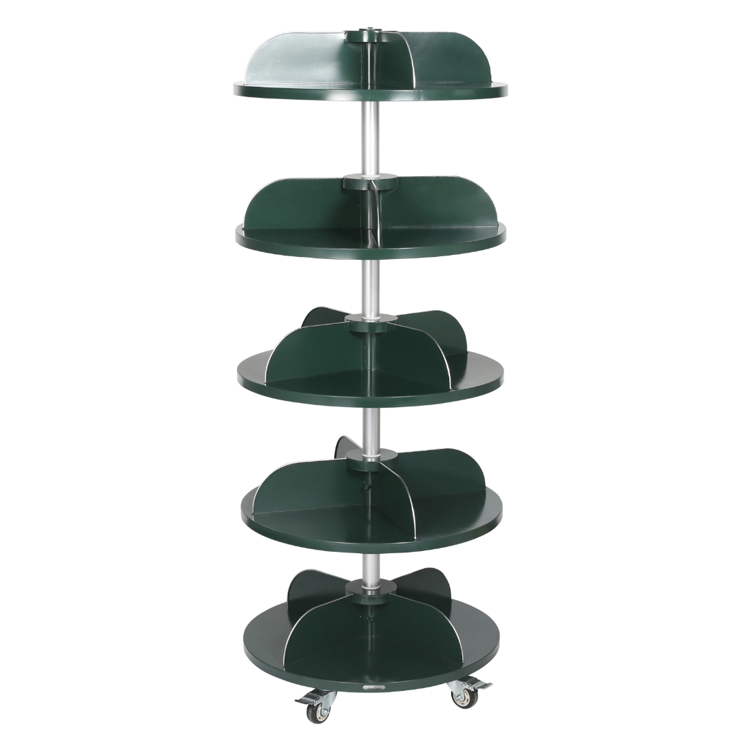 STORE ROUND RACK D.GREEN [CT]