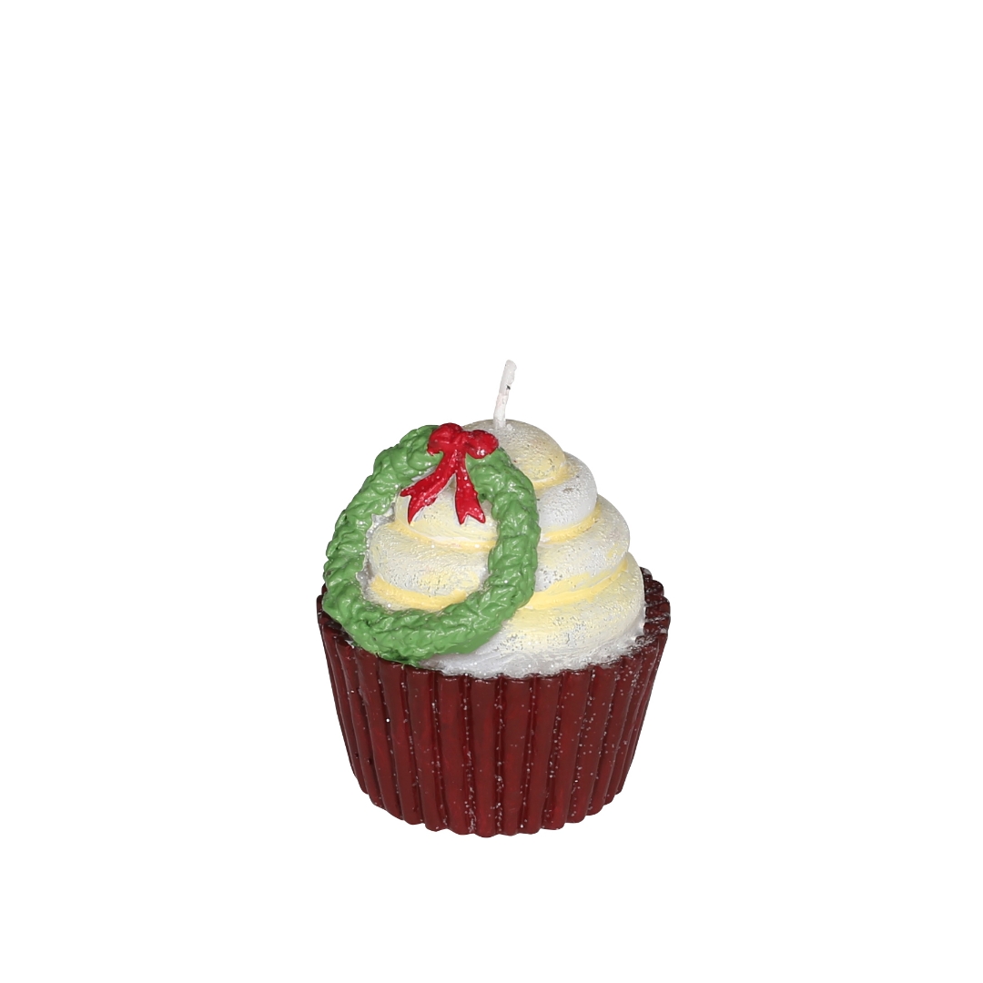 CRAFT CANDLE WREATH CUPCAKE