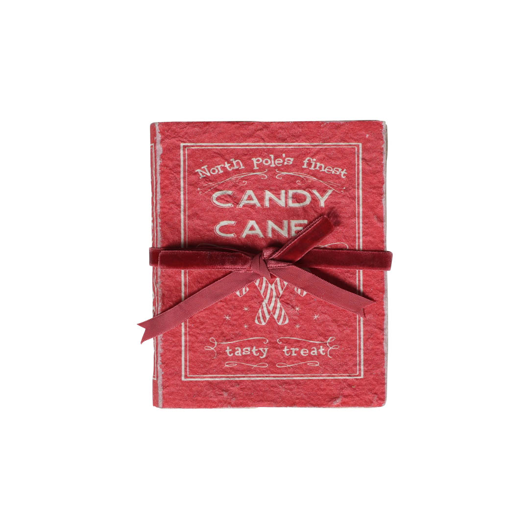 DECORATIVE NOTE CANDY CANE S