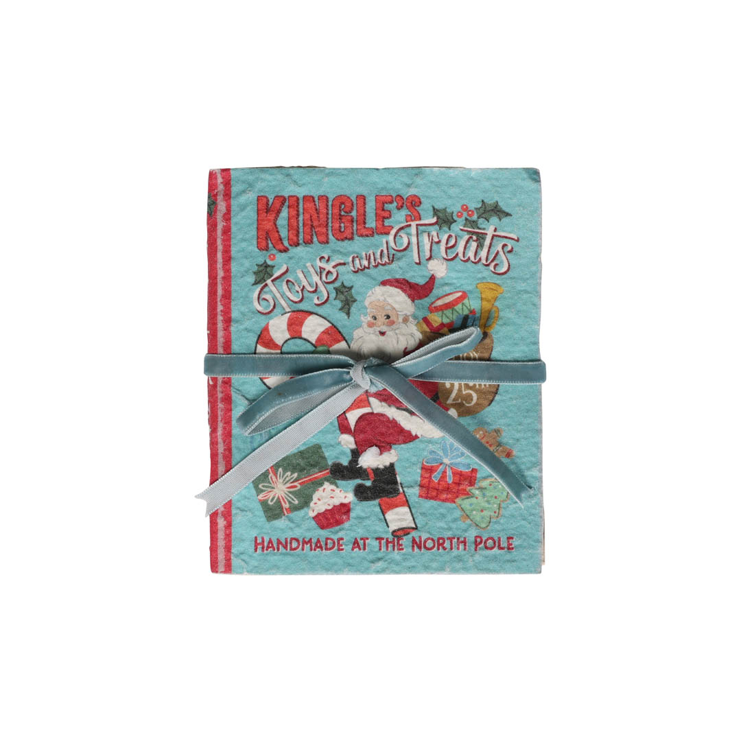 DECORATIVE NOTE TOY SHOP SANTA S