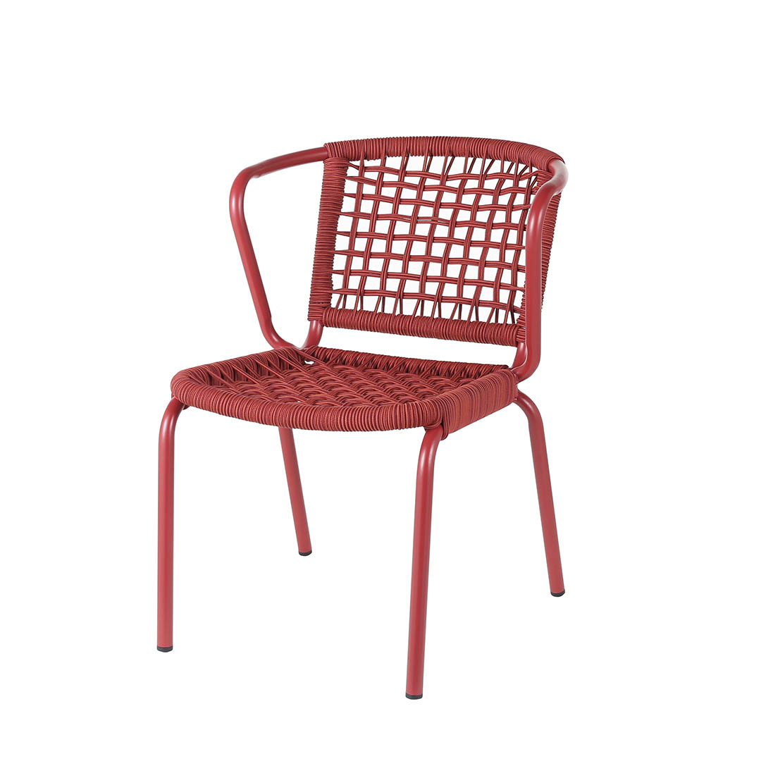 ALUMINUM ROPE CHAIR LADARN RD [PX]