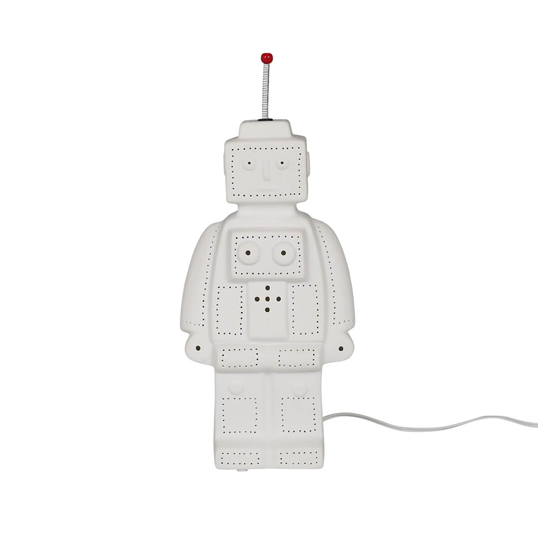 PORCELAIN ROBOT LIGHT M.WHITE