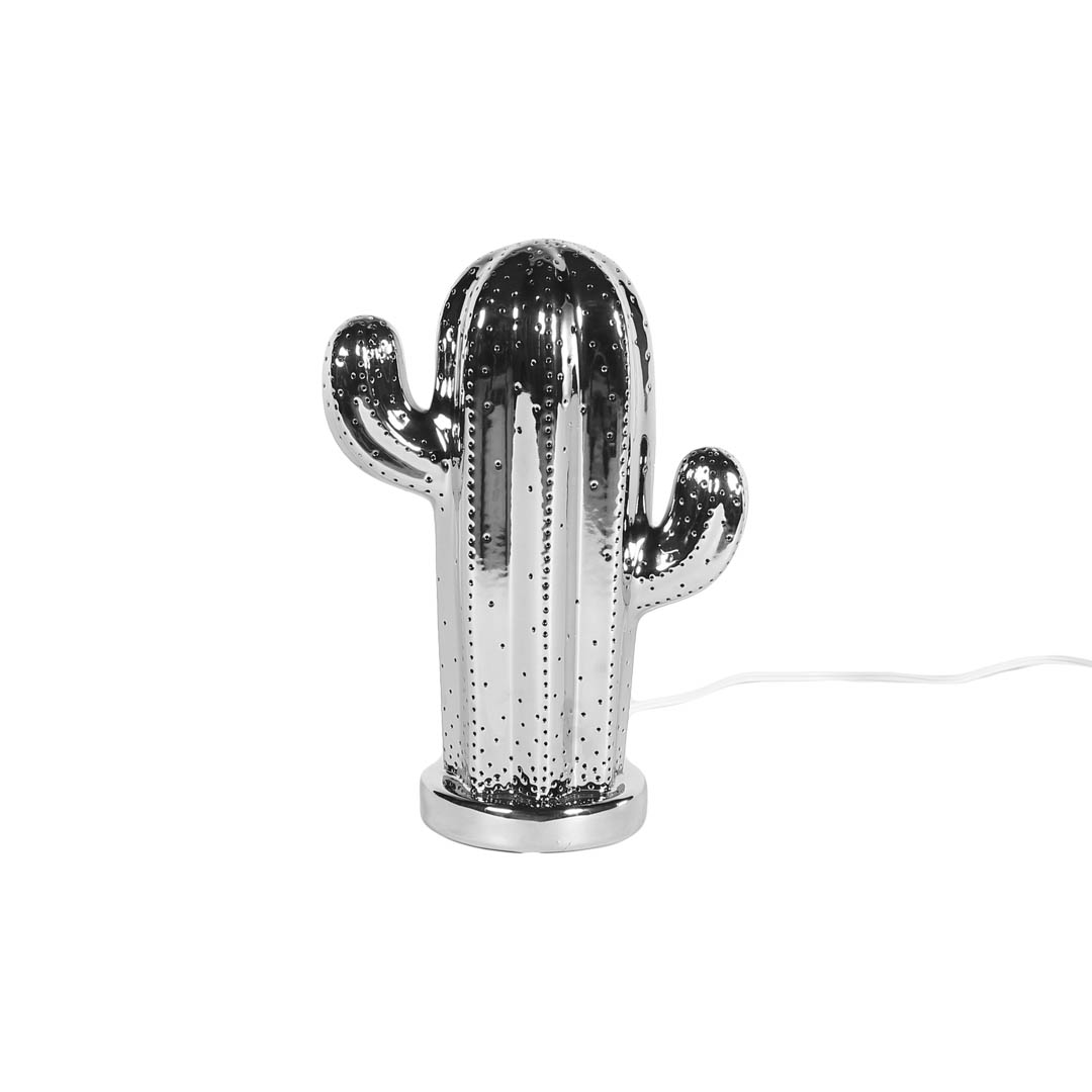 PORCELAIN CACTUS LIGHT CHROME