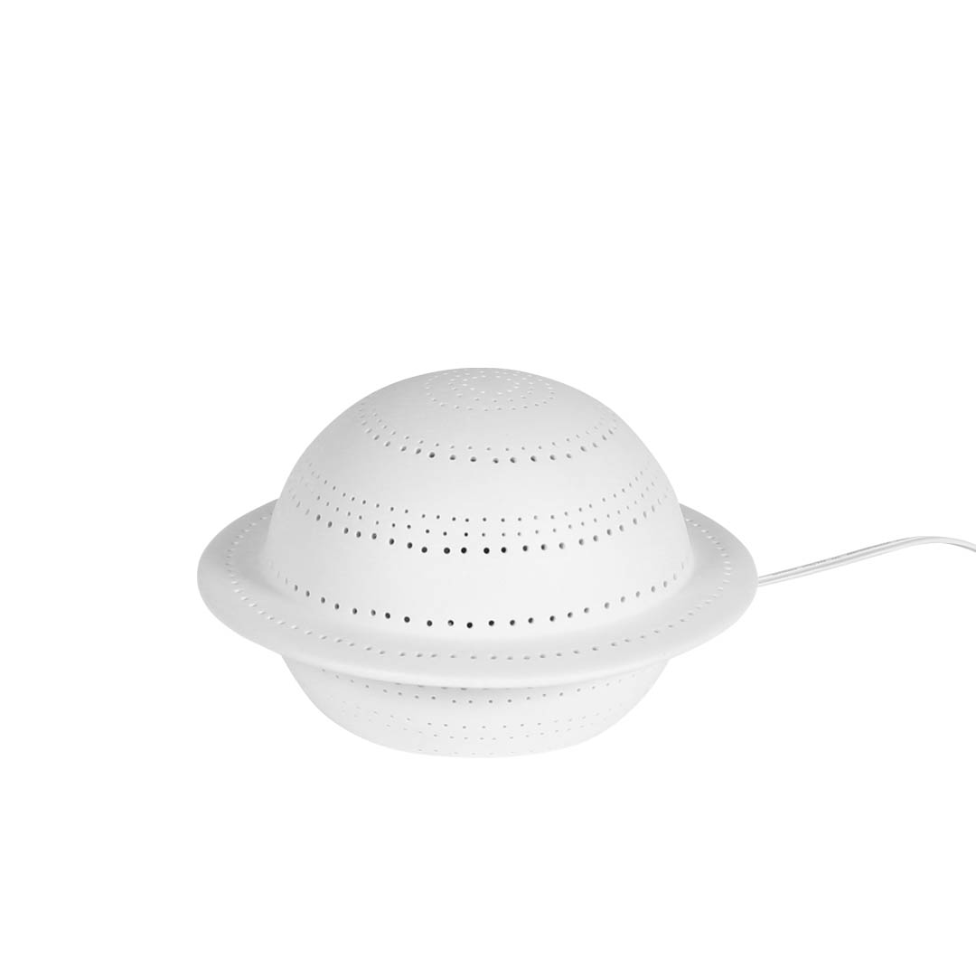 PORCELAIN SATURN LIGHT M.WHITE