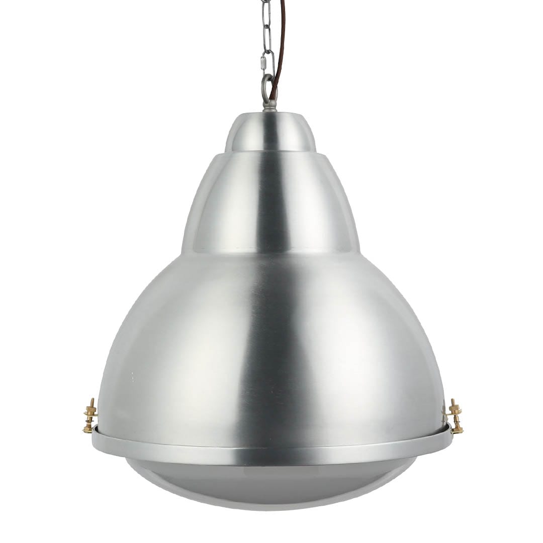 ALUMINUM WAREHOUSE LAMP L/SATIN