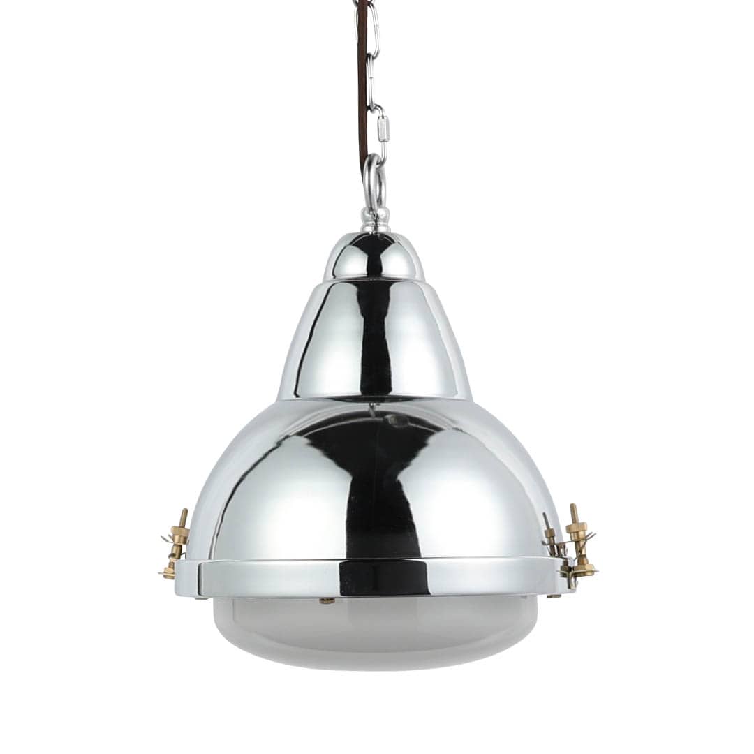 ALUMINUM WAREHOUSE LAMP S/CHROME