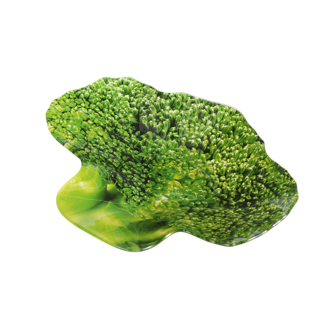 GLASS FARMER PLATE BROCCOLI