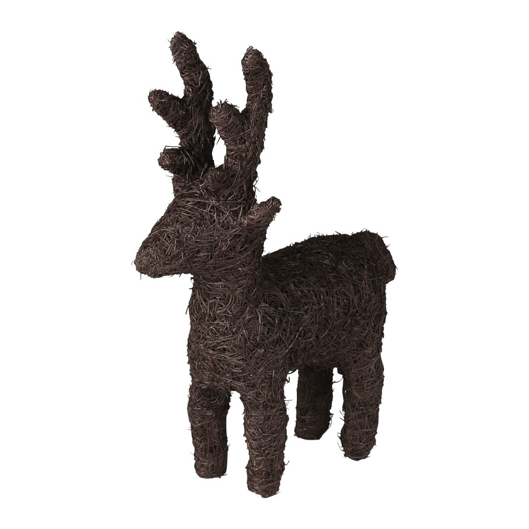 FIBER DECO REINDEER STANDING M