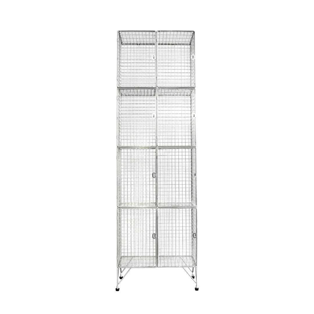 WIRE LOCKER 2 COLUMNS BY 4 LAYERS