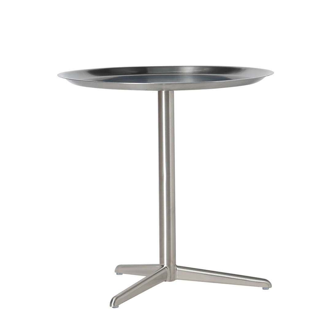 STAINLESS ROUND TRAY TABLE L [PX]