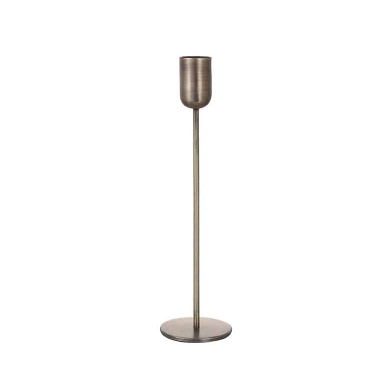 IRON CANDLE HOLDER L A.BRASS