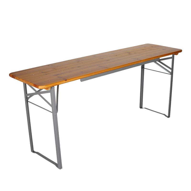 BEER TABLE 180 SILVER