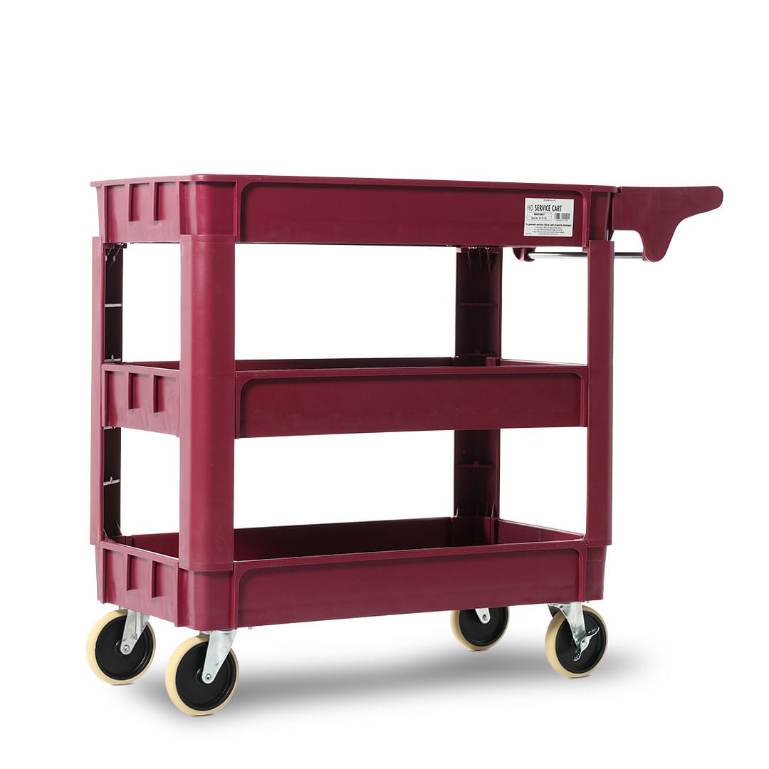 HD SERVICE CART BURGUNDY [CT]