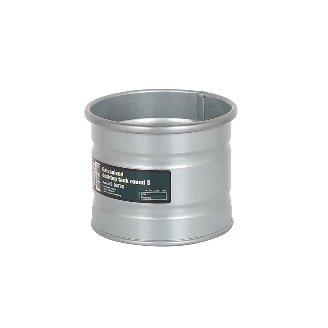 GALVANIZED DESKTOP TANK ROUND S