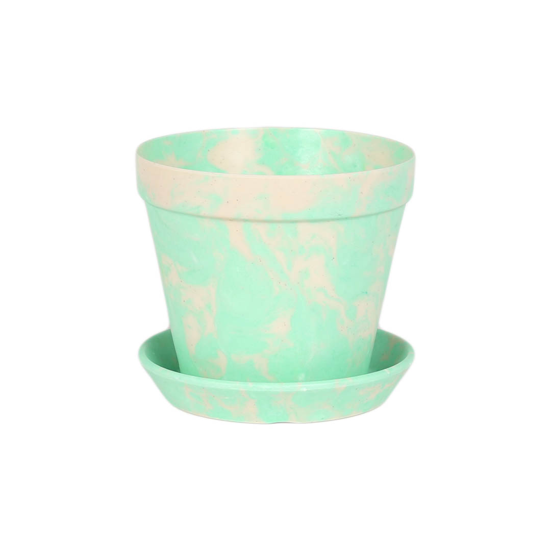 SPLASH POT M BEIGE/MINT GREEN