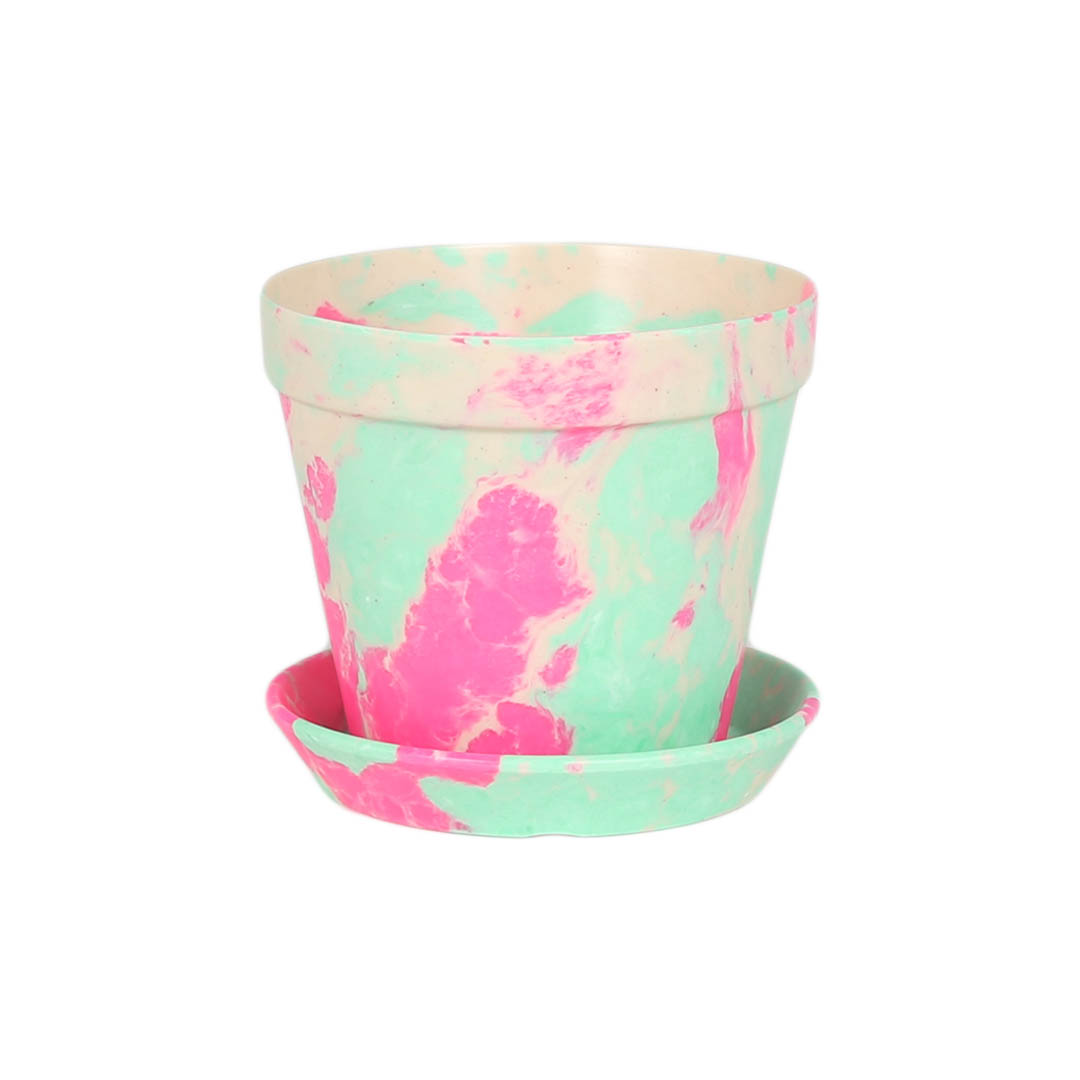 SPLASH POT M BEIGE/PINK/MINT GREEN