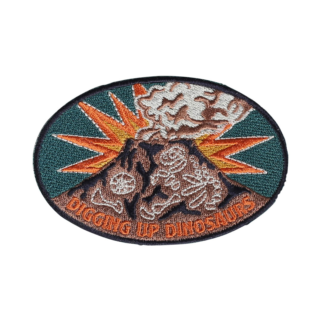 DINOSAUR WAPPEN A2 DIGGING UP