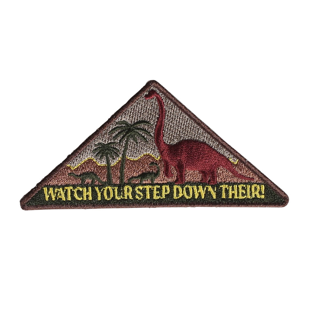 DINOSAUR WAPPEN B2 WATCH YOUR STEP