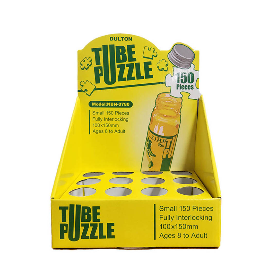 TUBE PUZZLE DISPLAY BOX