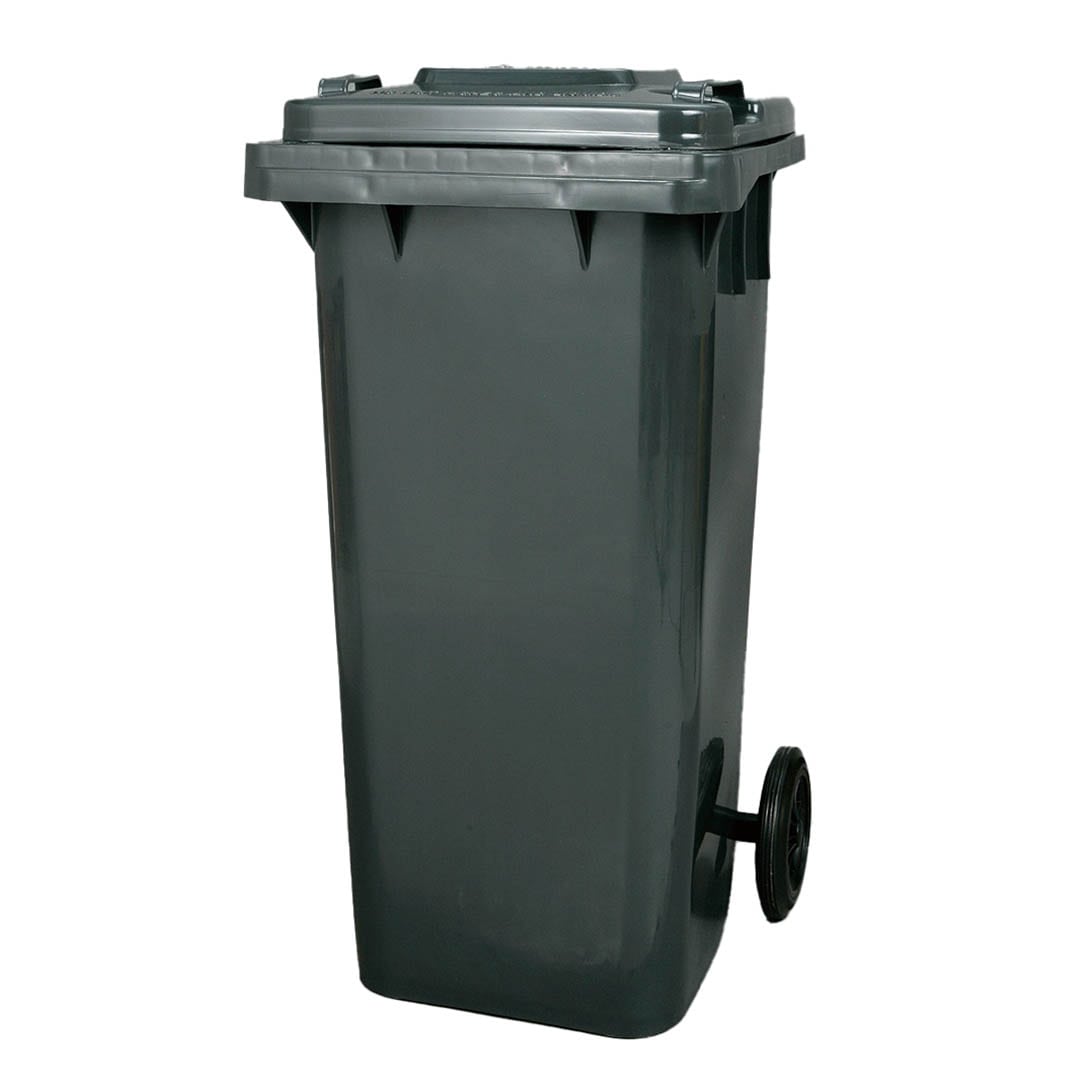 PLASTIC TRASH CAN 120L GRAY