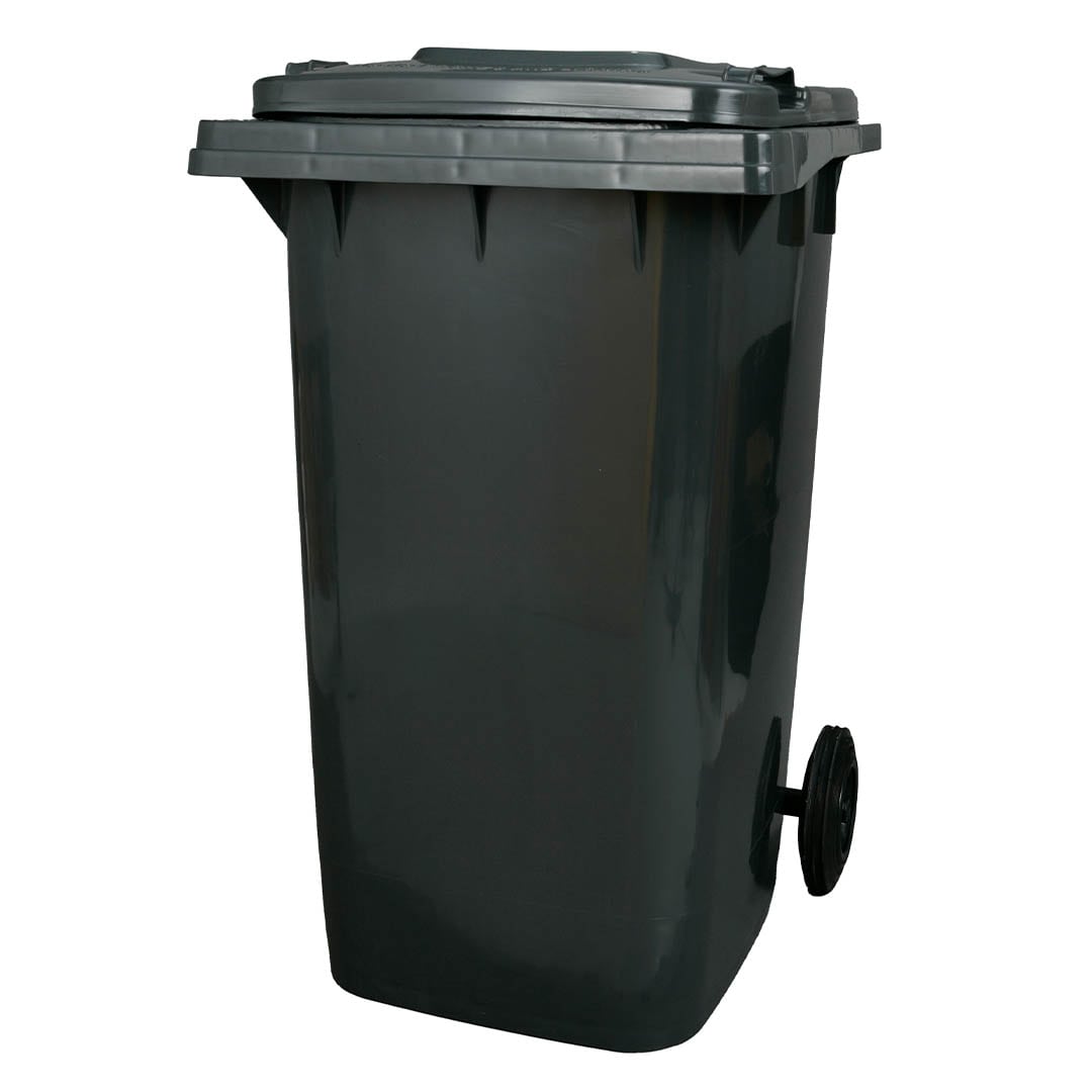 PLASTIC TRASH CAN 240L GRAY