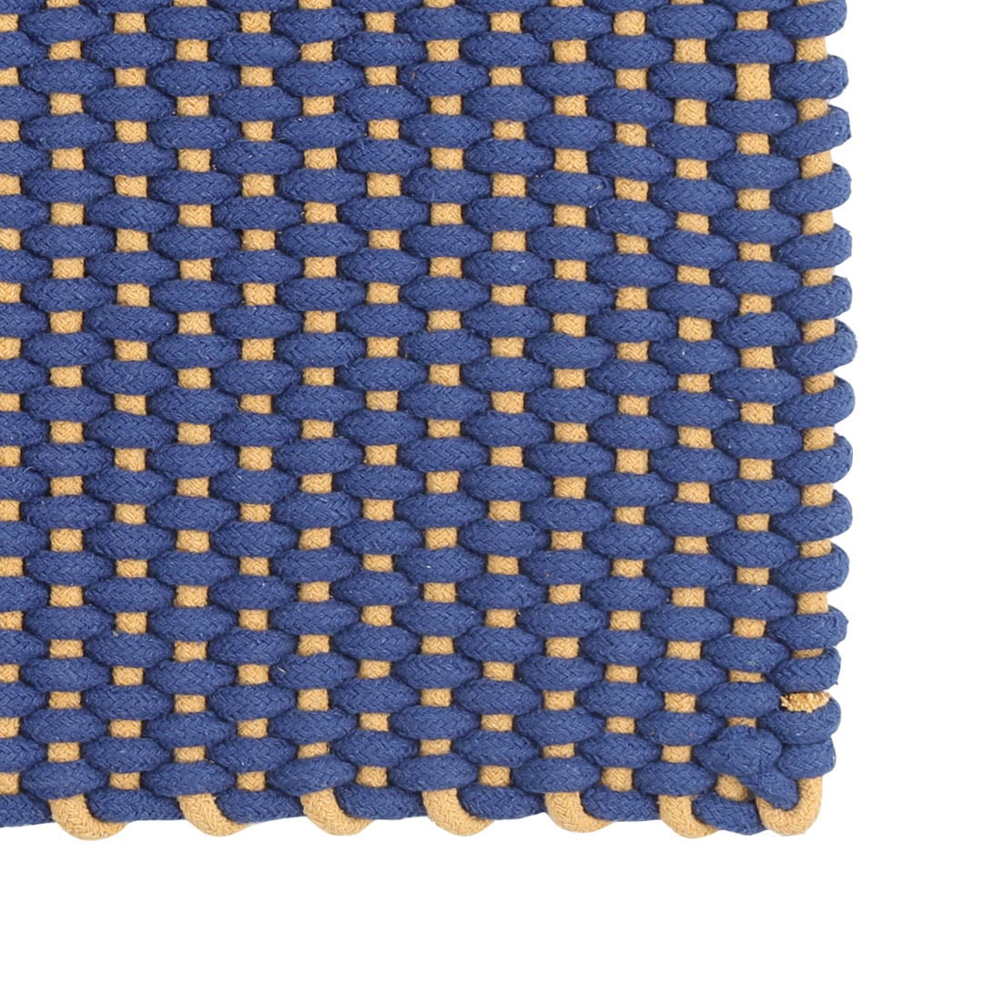 130 COTTON ROPE RUG MAT BLUE