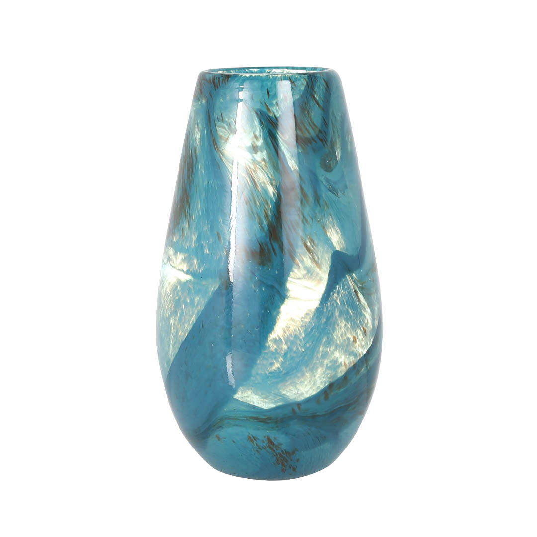 GLASS VASE  270 CIELO BL