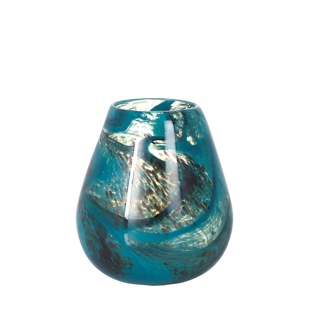 GLASS VASE  160 CIELO BL