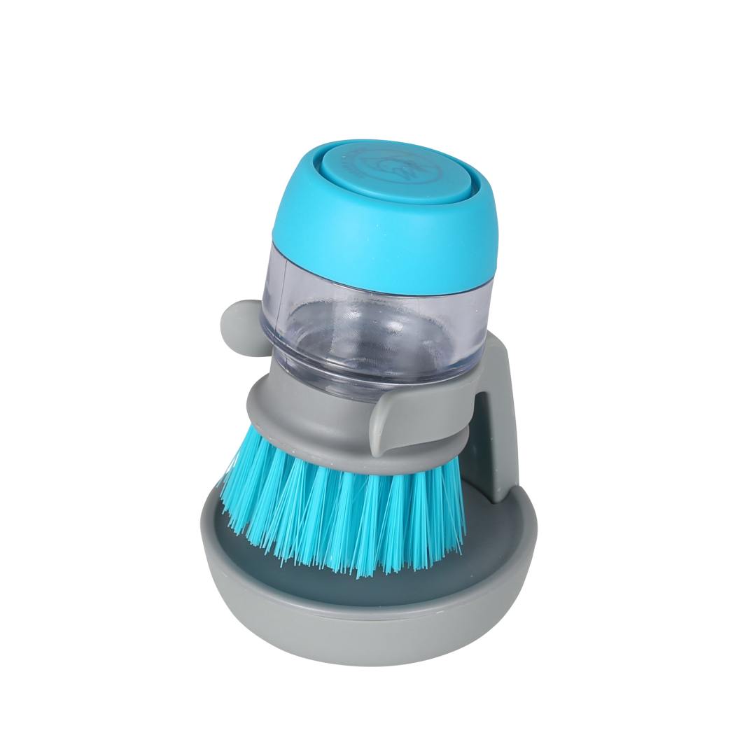 DISPENSER BRUSH W/TRAY BL＆GY