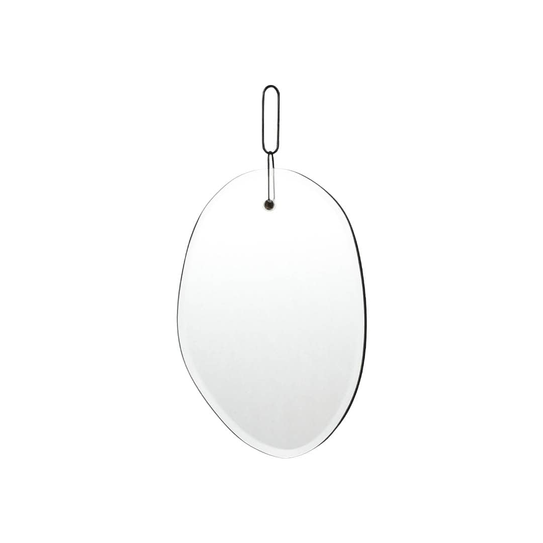 HANGING MIRROR FLOATING CLOUD OBLONG