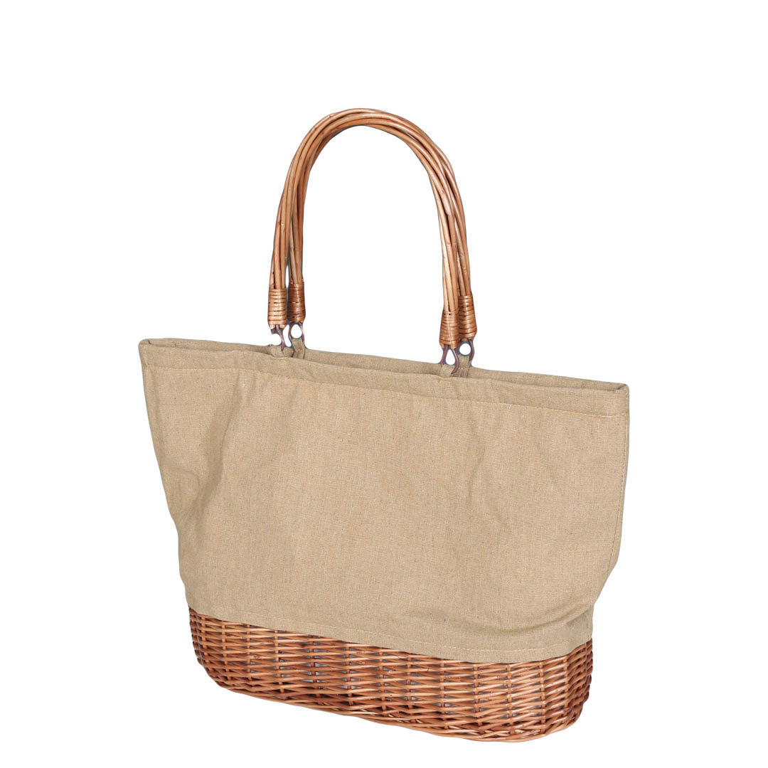 MARKET TOTE BASKET W/COOLER L NT