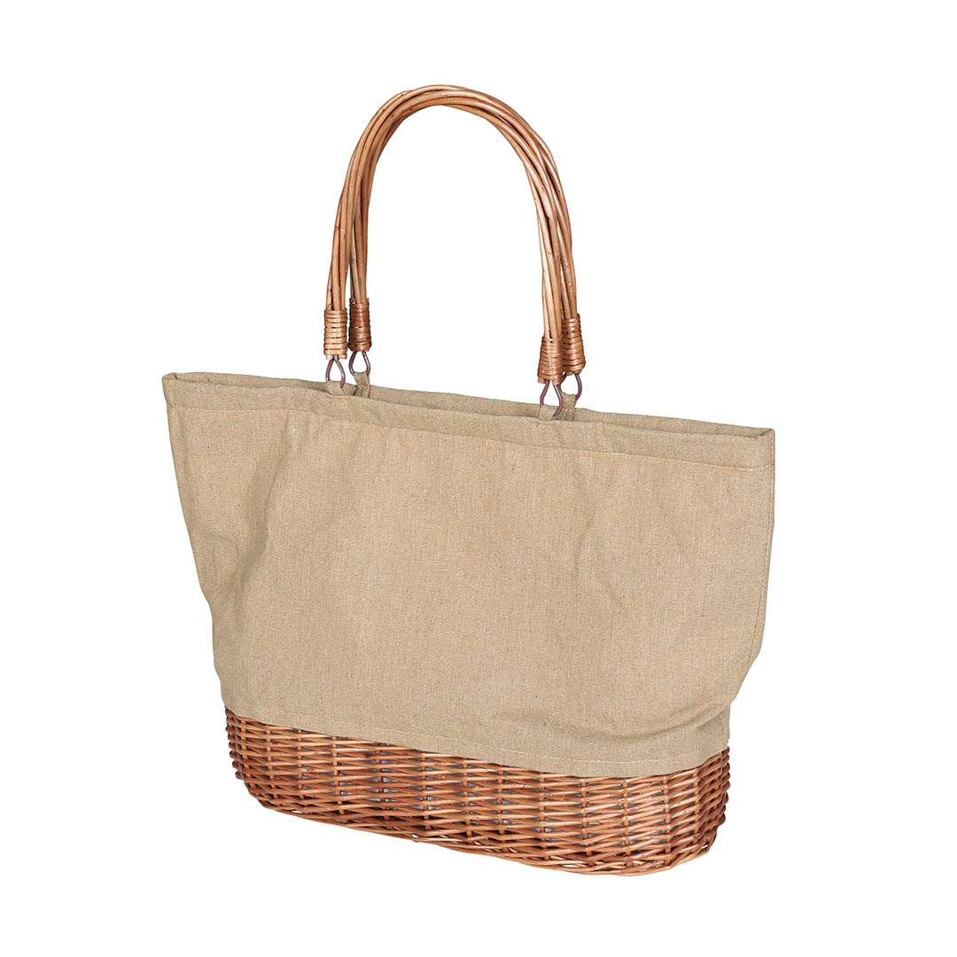 MARKET TOTE BASKET W/COOLER L NT