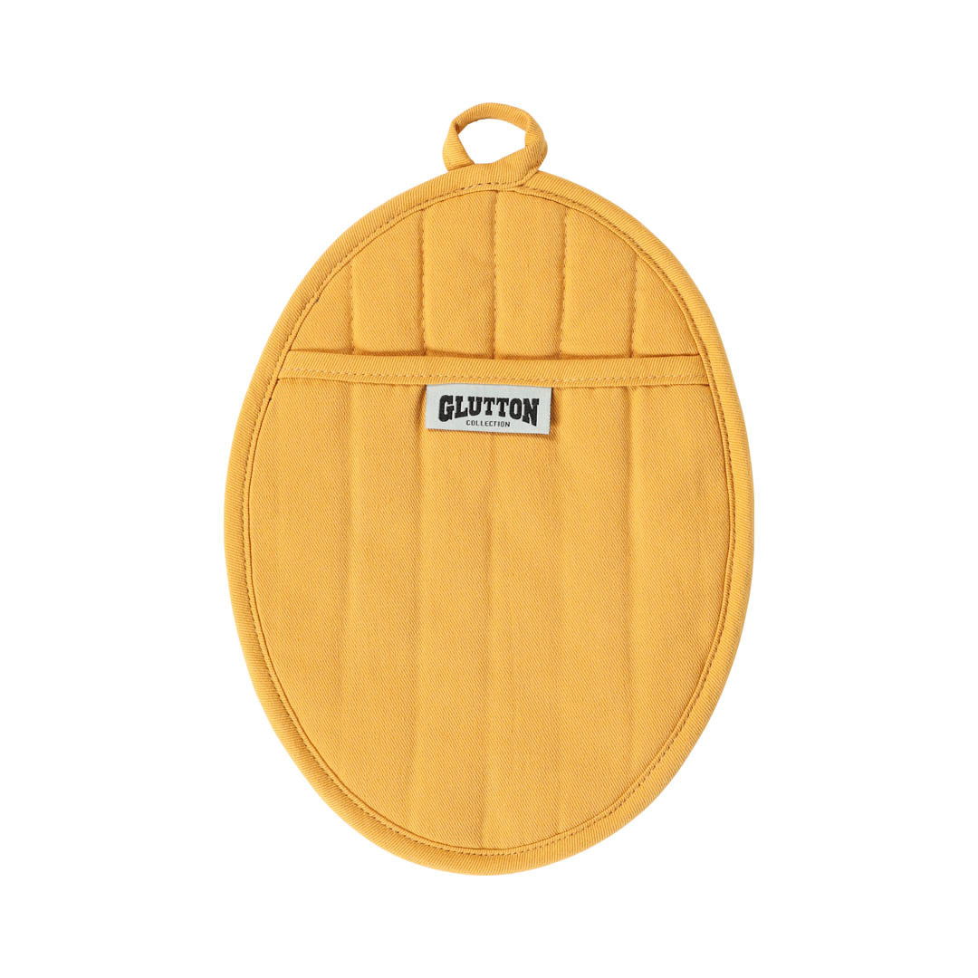 GLUTTON2 POT HOLDER YELLOW