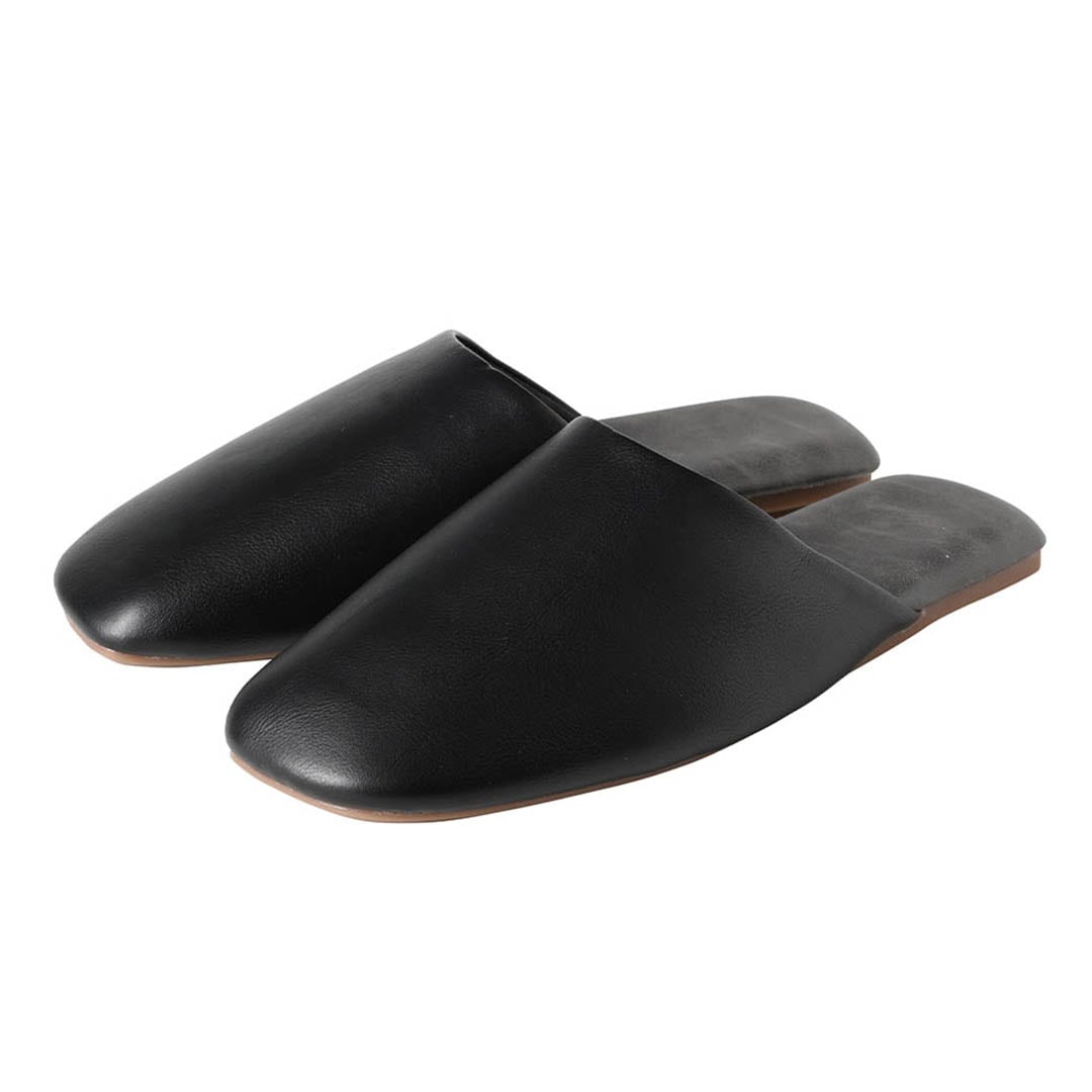 DURA-SOLE SLIPPERS MEN CALMER　BLACK