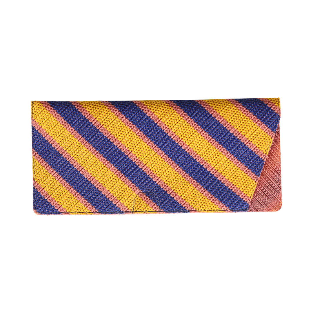 GLASSES CASE STRIPEY PINK