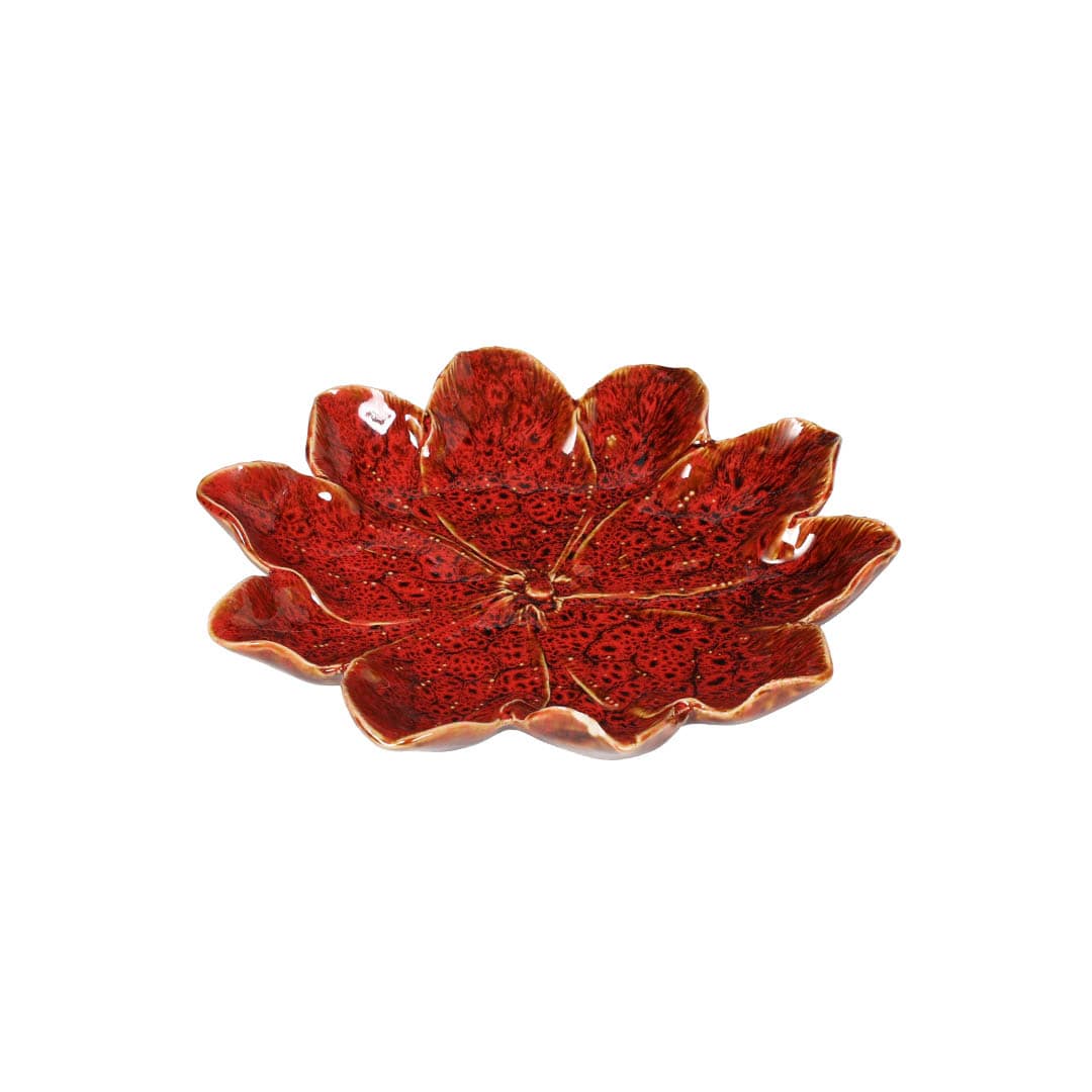 DAHLIA FLOWER DECOR PLATE