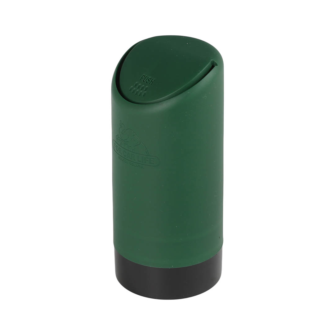 SILICONE TRASH CAN GREEN