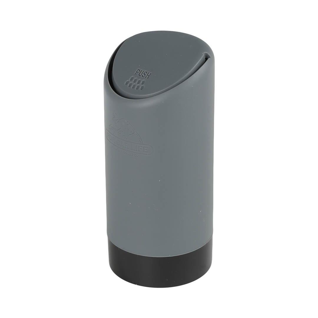 SILICONE TRASH CAN GRAY