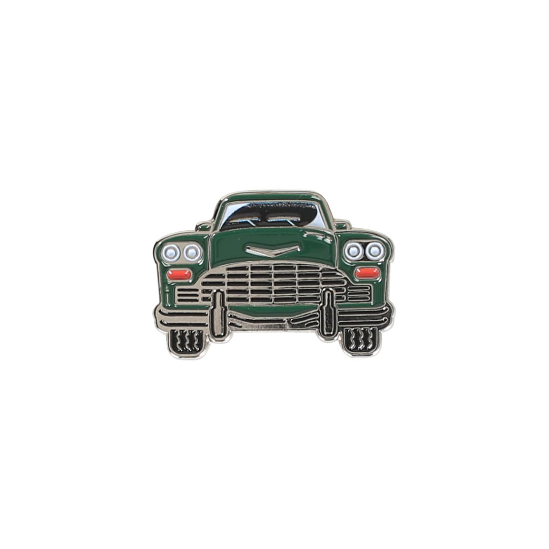 PINS GREEN CLASSIC CAR